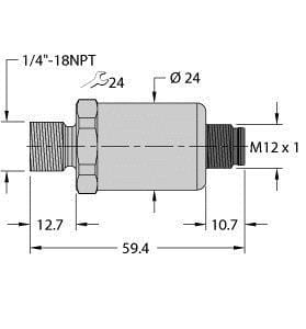 TURCK - Drucktransmitter, mit Stromausgang (2-Leiter)