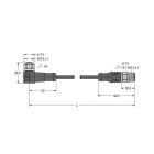 TURCK - Aktuator- und Sensorleitung / PP-EPDM, Verbindungsleitung