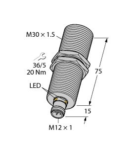 TURCK - Ultraschallsensor, Reflexionstaster