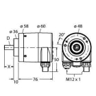 TURCK - Absoluter Drehgeber - Multiturn, Industrial-Line