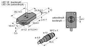 TURCK - Induktiver Sensor (Axial), Abfrageset für die Spanntechnik,
