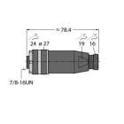 TURCK - 7/8'' Rundsteckverbinder, Konfektionierbare Kupplung, gerade