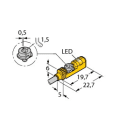 TURCK - Magnetfeldsensor, Kompaktbauform für Kurzhubzylinder