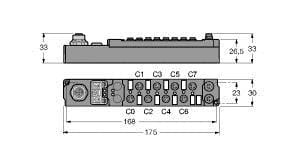 TURCK - piconet® Stand-alone-Modul für PROFIBUS-DP, 4 digitale pnp E
