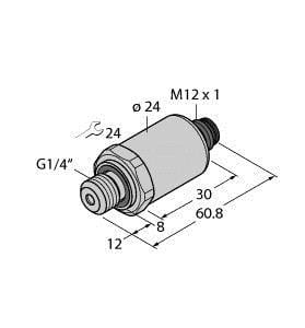 TURCK - Drucktransmitter, mit Spannungsausgang (3-Leiter)
