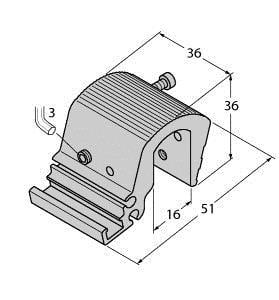 TURCK - Zubehör, Klemmstück, für Zugankerzylinder
