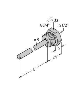 TURCK - Zubehör, Schutzrohr, für Temperatursensoren