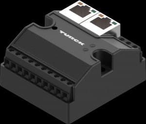 TURCK - Kompaktes IP20 Multiprotokoll Ethernet I/O Modul, Master zu