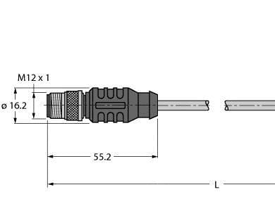 TURCK - Busleitung für CAN (DeviceNet™, CANopen), PVC-Kabelmantel, T