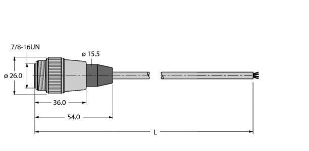 TURCK - Versorgungsleitung für CAN (DeviceNet™, CANopen), PUR-Kabelm