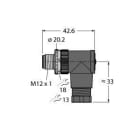 TURCK - M12 x 1 Rundsteckverbinder, Konfektionierbarer Stecker, abge