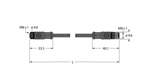 TURCK - Hochtemperaturfeste Aktuator- und Sensorleitung, Verbindungs