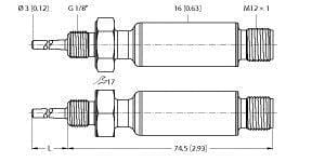TURCK - Temperaturerfassung, Edelstahltransmitter mit integriertem F