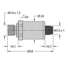 TURCK - Drucktransmitter, mit Stromausgang (2-Leiter)