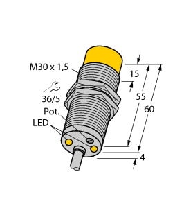 TURCK - Induktiver Sensor, Drehzahlwächter, Standard