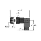 TURCK - M8 x 1 / Ø 8 mm Rundsteckverbinder, Konfektionierbare Kupplu