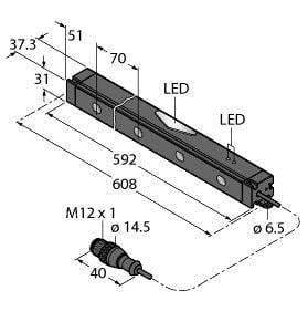 TURCK - Pick-to-Light, Bestückungssensor, Reflexionslichtgitter
