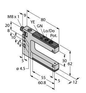 TURCK - Opto-Sensor, Gabellichtschranke