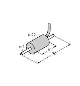 TURCK - Strömungsüberwachung, Inline-Sensor ohne integrierte Auswert