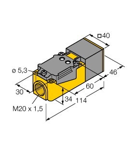 TURCK - Induktiver Sensor, mit selektivem Verhalten, Standard