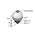 TURCK - LED-Anzeige, mit potentialfreiem Drucktaster, mit integriert