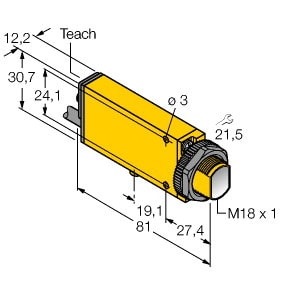 TURCK - Opto-Sensor, Einweglichtschranke (Sender)