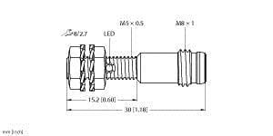 TURCK - Induktiver Sensor, Standard