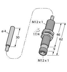 TURCK - Induktiver Sensor, mit Analogausgang, Standard