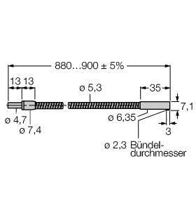 TURCK - Glas-Lichtleiter, Einzelleiter