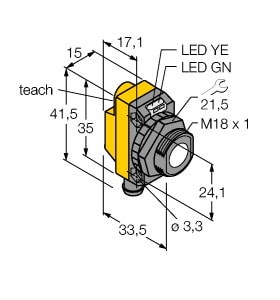TURCK - Ultraschallsensor, Reflexionstaster
