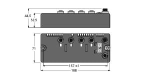 TURCK - BL compact Feldbus Station für CANopen, 4 analoge Eingänge f