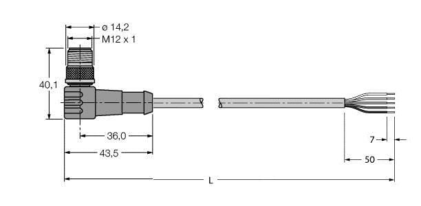 TURCK - Busleitung für CAN (DeviceNet™, CANopen), PVC-Kabelmantel, T