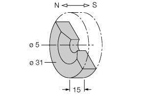 TURCK - Zubehör, Dauermagnet