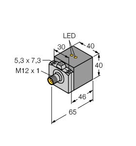 TURCK - Induktiver Sensor, mit erhöhtem Schaltabstand, uprox®