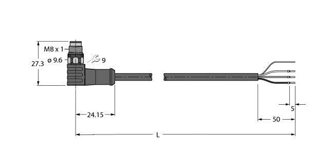 TURCK - Aktuator- und Sensorleitung / PUR, Anschlussleitung