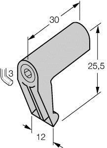 TURCK - Zubehör, Klemmstück, für Zugankerzylinder