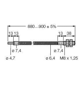 TURCK - Glas-Lichtleiter, Einzelleiter
