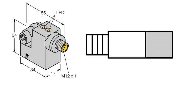 TURCK - Magnetfeldsensor, für Pneumatikzylinder (magnetfeldfest), St