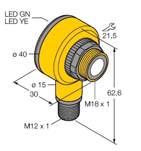 TURCK - Ultraschallsensor, Empfänger