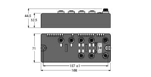 TURCK - BL compact Feldbus Station für CANopen, 4 analoge Eingänge f