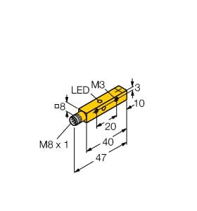 TURCK - Induktiver Sensor, uprox®+