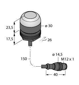 TURCK - Pick-to-Light, Bestückungssensor, Kapazitiver Taster