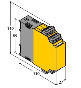 TURCK - Messumformer-Speisetrenner, 1-kanalig, TÜV 05 ATEX 2910