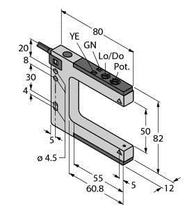 TURCK - Opto-Sensor, Gabellichtschranke