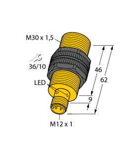 TURCK - Induktiver Sensor, uprox®