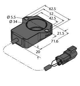TURCK - Miniatur Drehgeber, mit Analogausgang, Premium-Line
