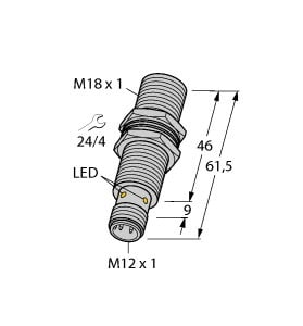 TURCK - Induktiver Sensor, uprox®