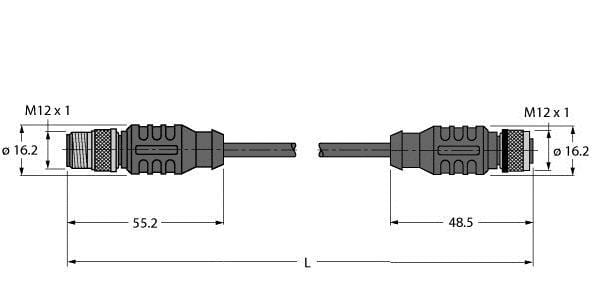 TURCK - Power with Ethernet, TPU-Leitung
