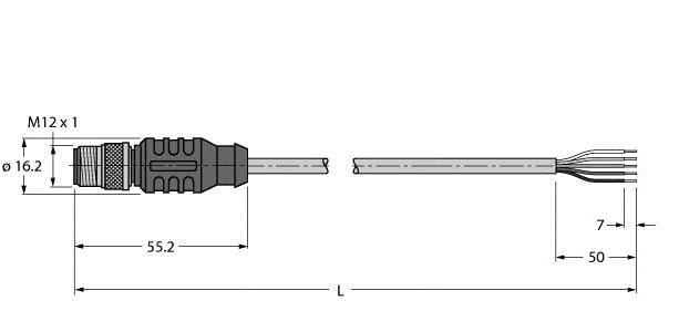 TURCK - Busleitung für CAN (DeviceNet™, CANopen), PVC-Kabelmantel, T