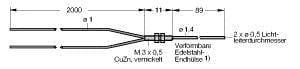 TURCK - Kunststoff-Lichtleiter, Gabelleiter
